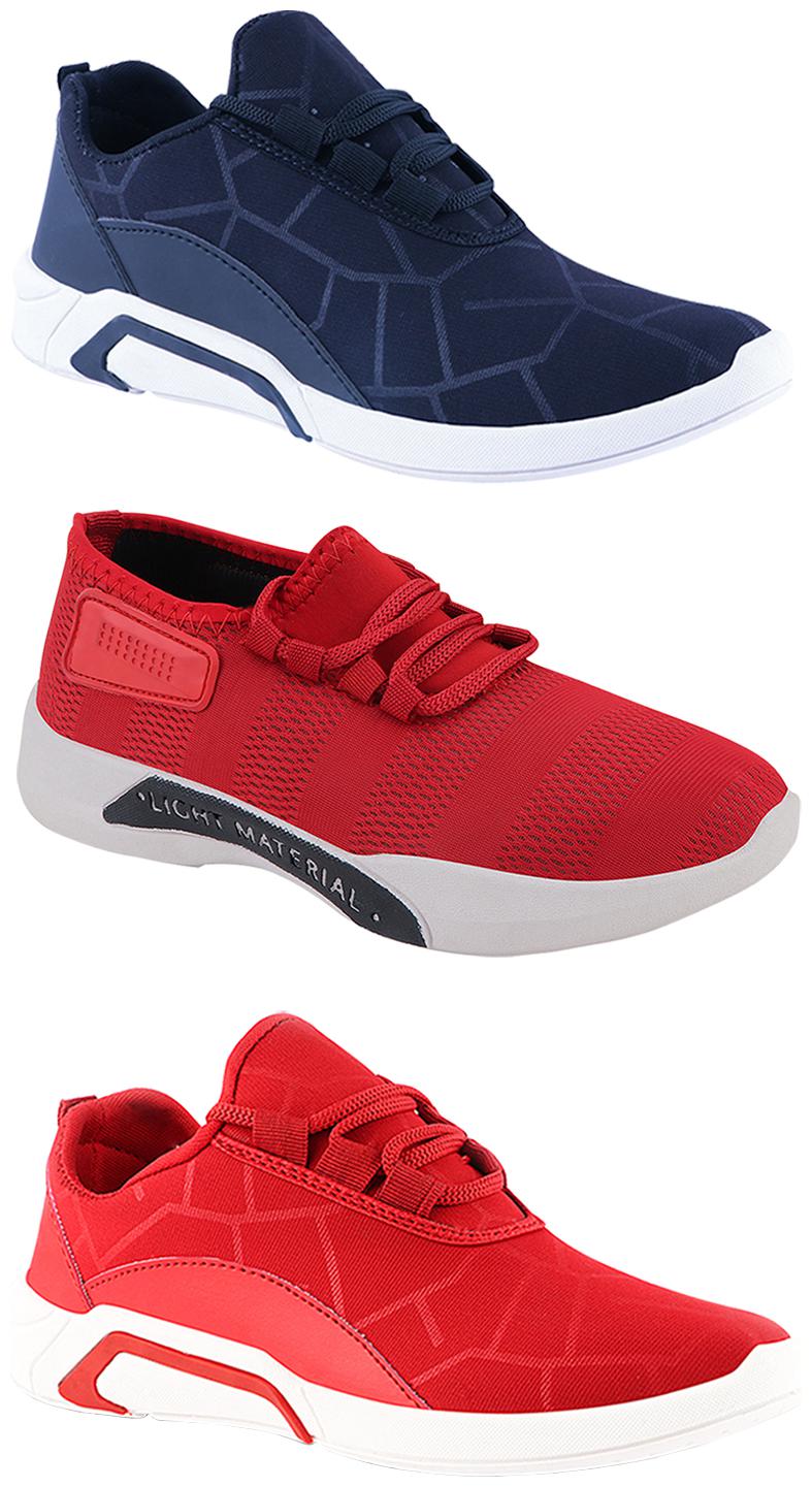 

Birde Men Multi-Color Casual Shoes - BRD-300-BLU BRD-300-RED BRD-301-RD 10