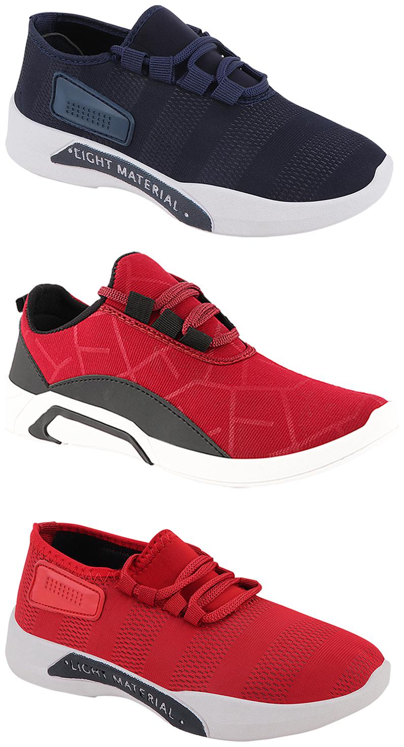 

Birde Men Multi-Color Casual Shoes - BRD-300-CHRY BRD-301-BLU BRD-301-RD 10