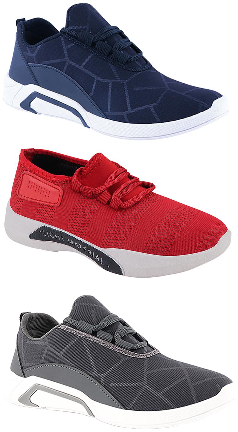 

Birde Men Multi-Color Casual Shoes - BRD-300-BLU BRD-300-GRY BRD-301-RD 9