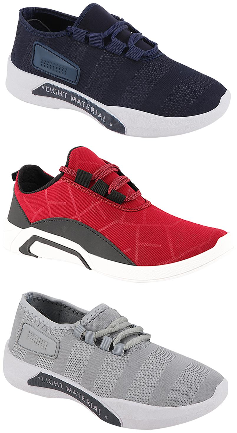 

Birde Men Multi-Color Casual Shoes - BRD-300-CHRY BRD-301-BLU BRD-301-GRY 8