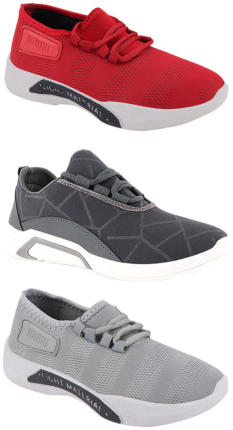 

Birde Men Multi-Color Casual Shoes - BRD-300-GRY BRD-301-GRY BRD-301-RD 8