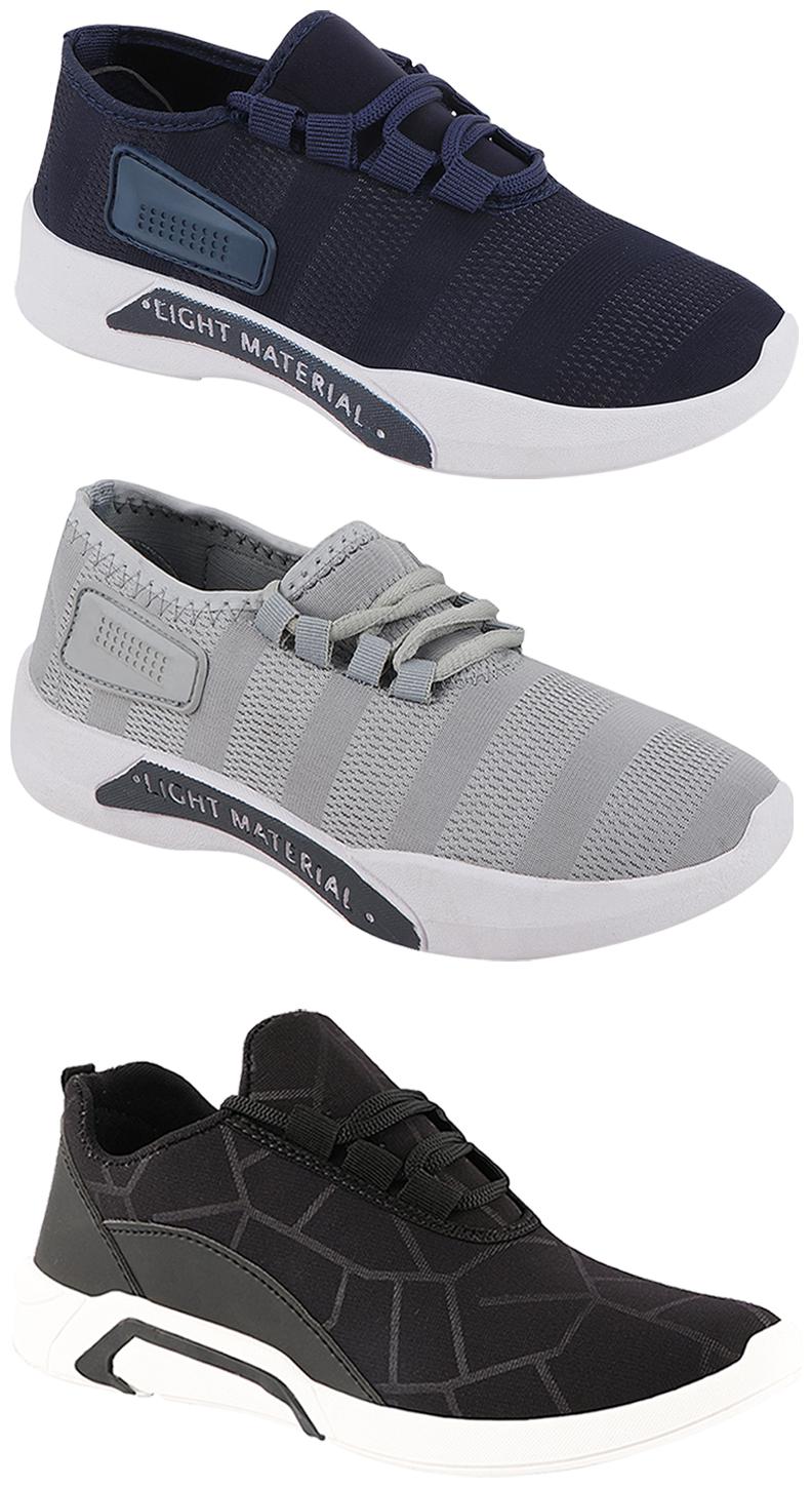 

Birde Men Multi-Color Casual Shoes - BRD-300-BLK BRD-301-BLU BRD-301-GRY 9