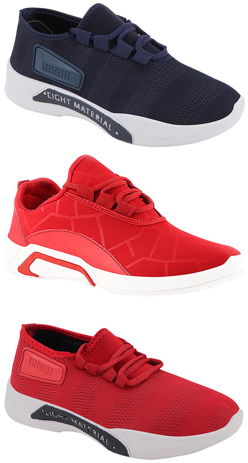 

Birde Men Multi-Color Casual Shoes - BRD-300-RED BRD-301-BLU BRD-301-RD 9