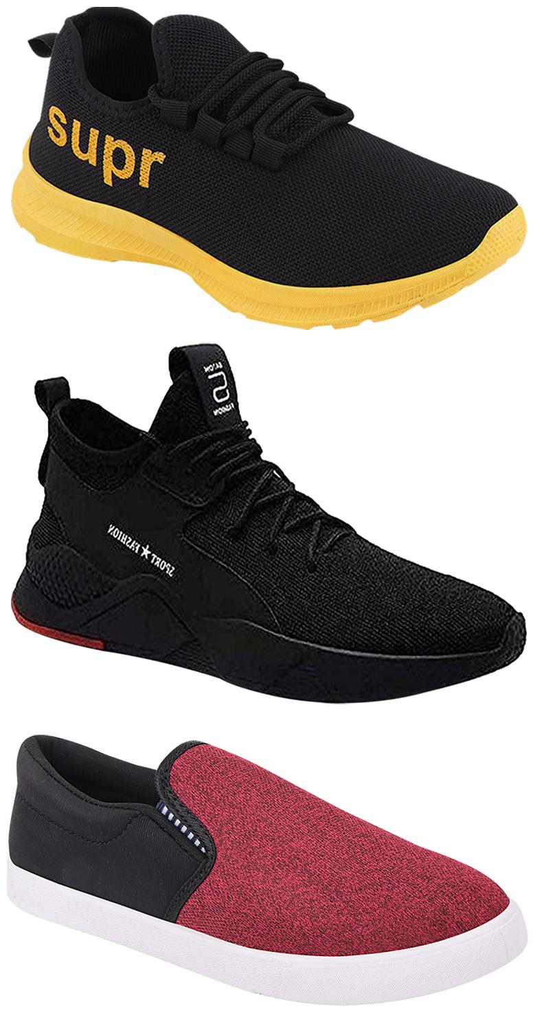 

Birde Men Multi-Color Casual Shoes - BRD-343 BRD-317-YLW BRD-310-BLK
