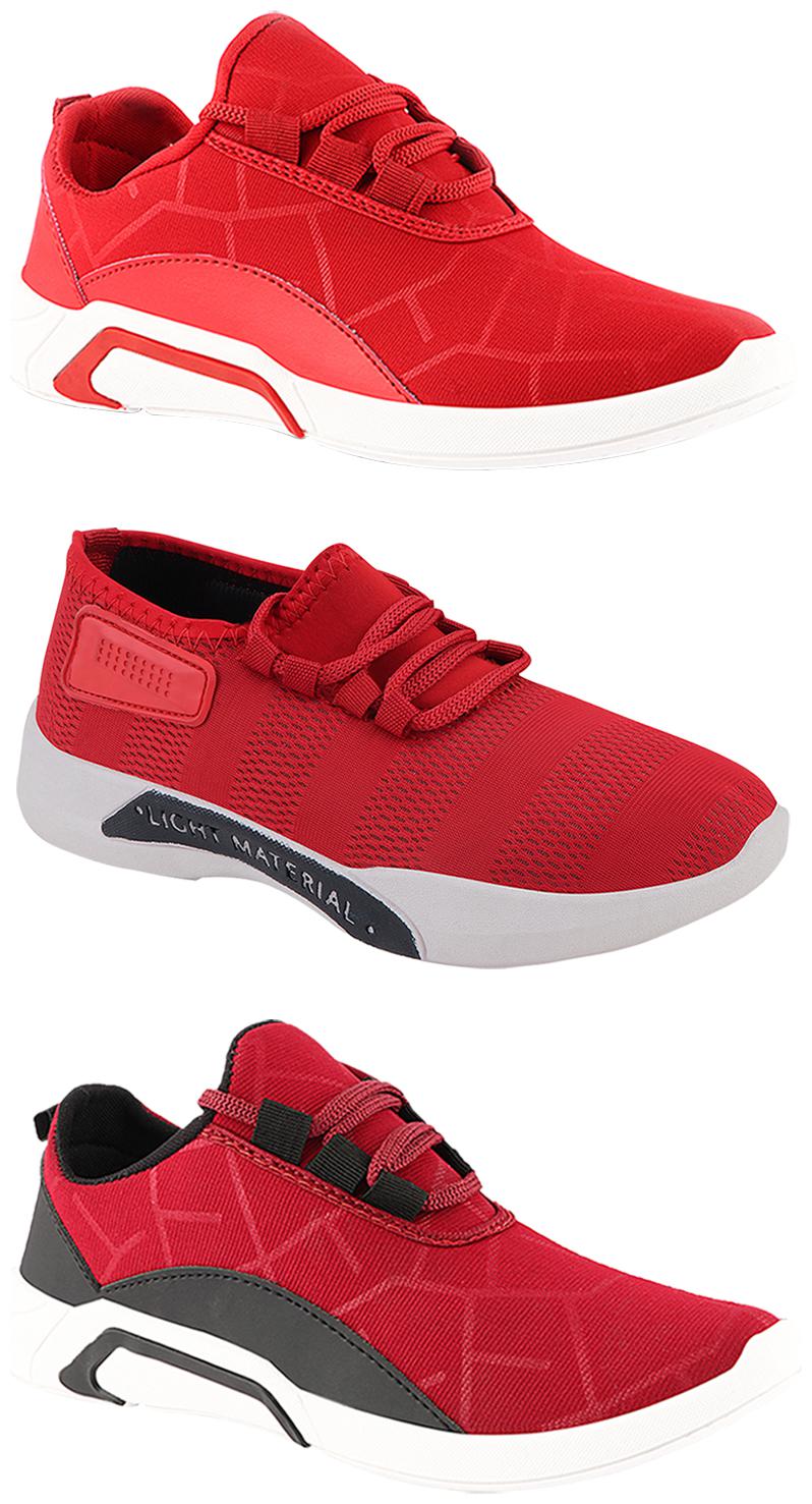 

Birde Men Multi-Color Casual Shoes - BRD-300-CHRY BRD-300-RED BRD-301-RD 6