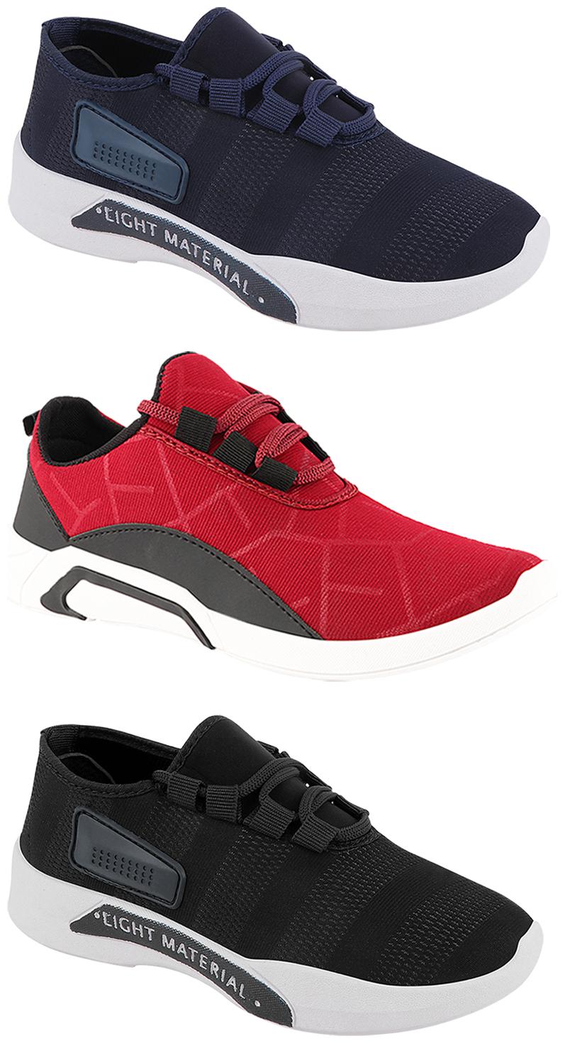 

Birde Men Multi-Color Casual Shoes - BRD-300-CHRY BRD-301-BLK BRD-301-BLU 7