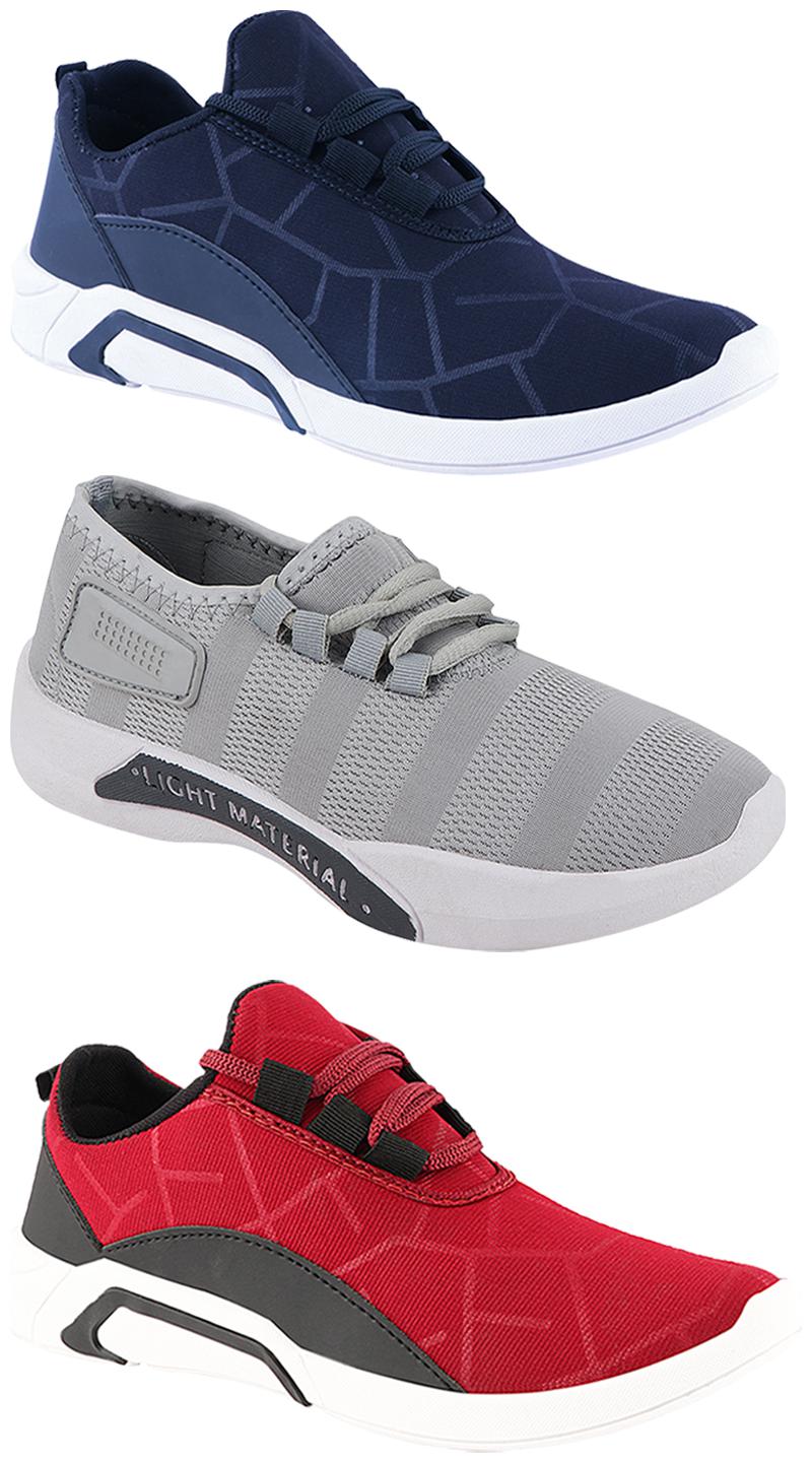 

Birde Men Multi-Color Casual Shoes - BRD-300-BLU BRD-300-CHRY BRD-301-GRY 7