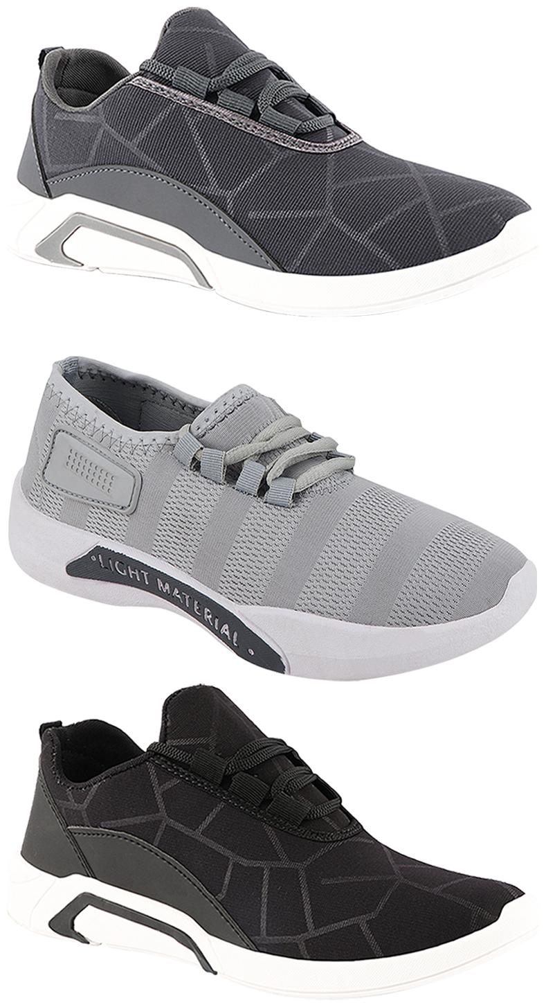 

Birde Men Multi-Color Casual Shoes - BRD-300-BLK BRD-300-GRY BRD-301-GRY 8