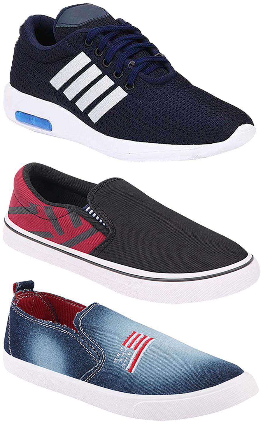 

Birde Men Multi-Color Casual Shoes - BRD-304-BLU BRD-308-MRN BRD-1220