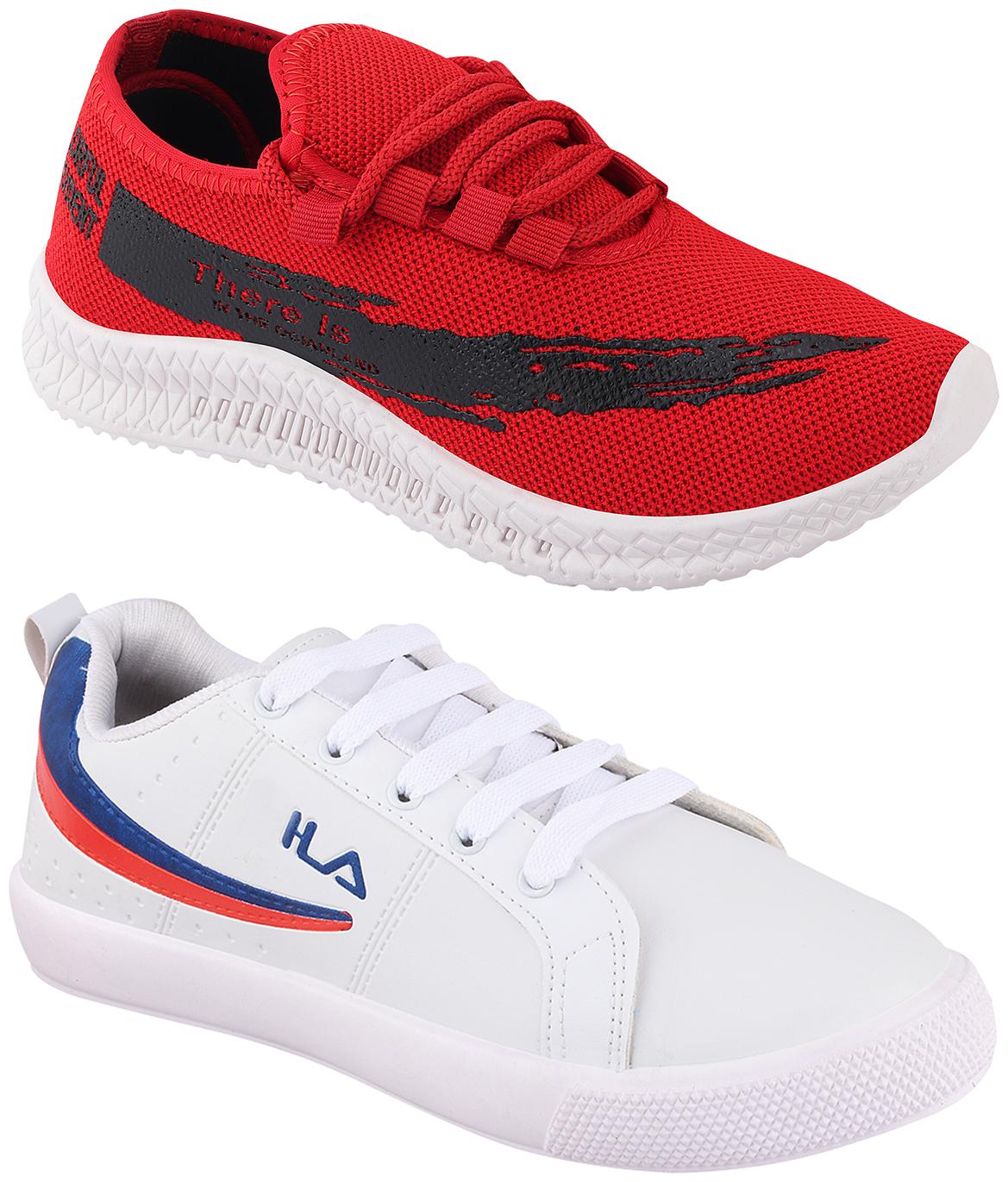 

Birde Multicolor Synthetic Casual Shoes For Men (Pack of 2)