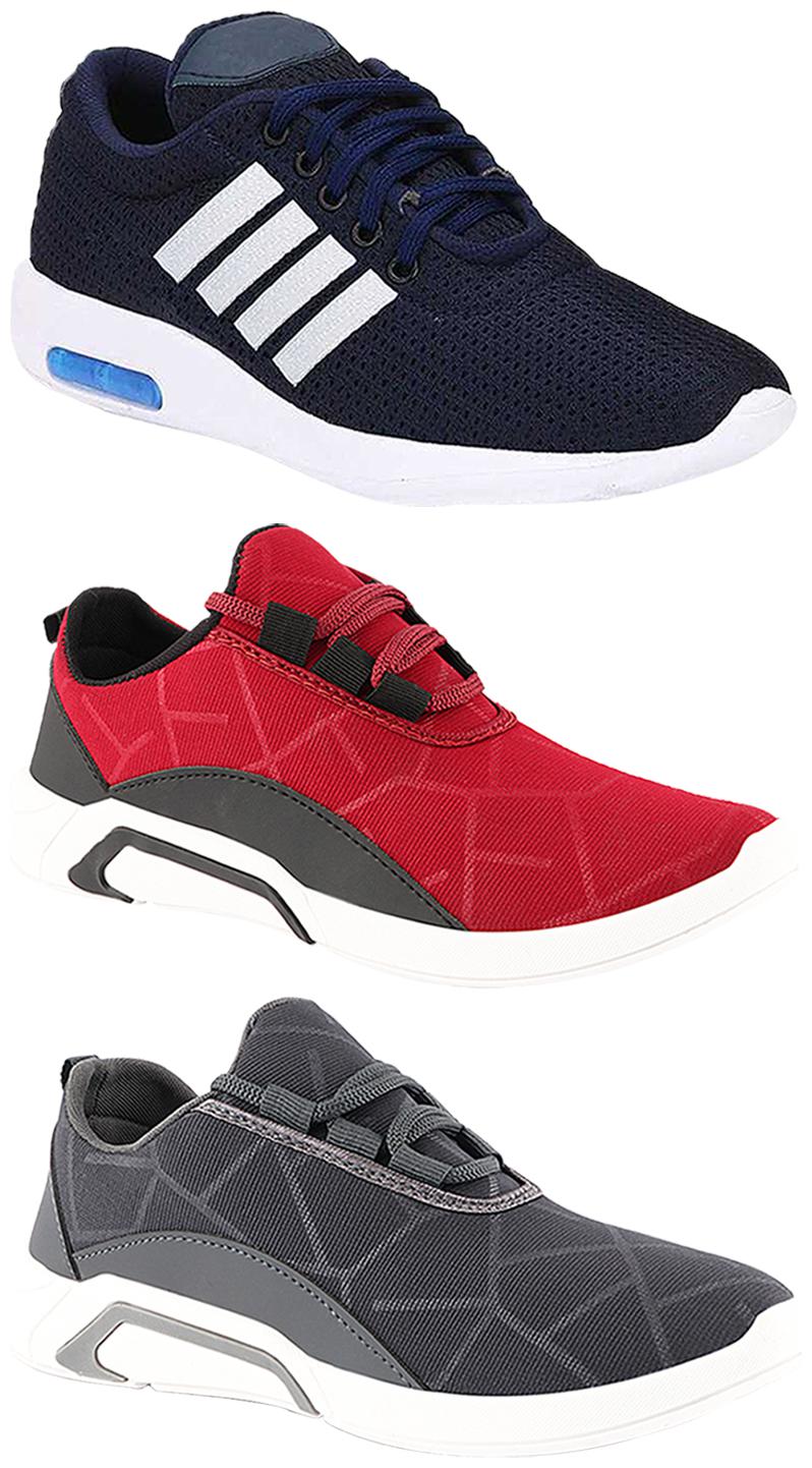 

Birde Men Multi-Color Casual Shoes - BRD-304-BLU BRD-300-CHRY BRD-300-GRY