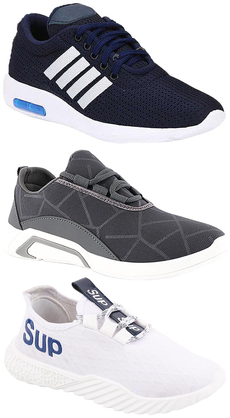 

Birde Men Multi-Color Casual Shoes - CASUAL SPORTS SNEAKERS RUNNNING SHOES - BRD-304-BLU BRD-300-GRY BRD-385