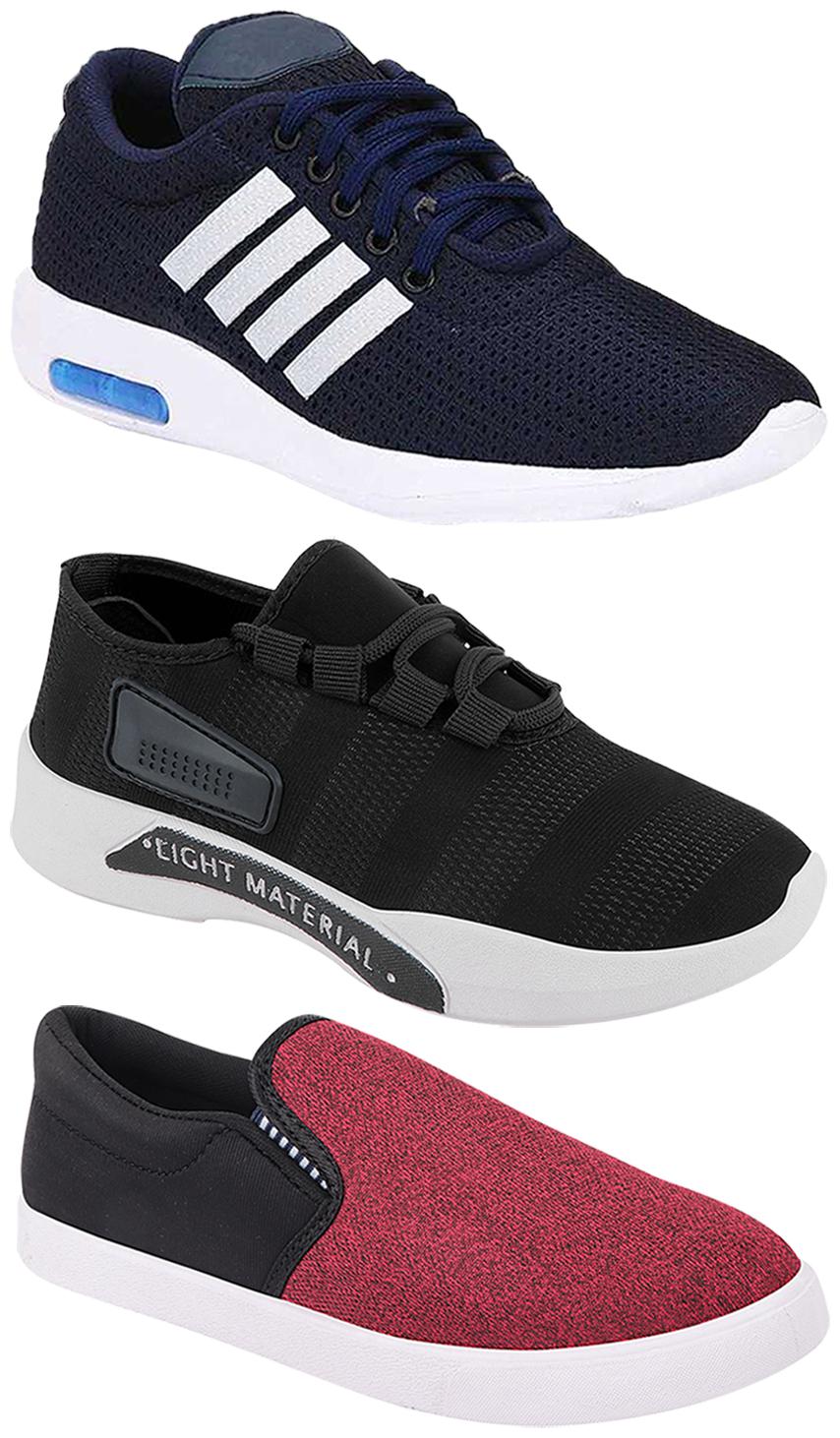 

Birde Men Multi-Color Casual Shoes - BRD-304-BLU BRD-301-BLK BRD-310-BLK