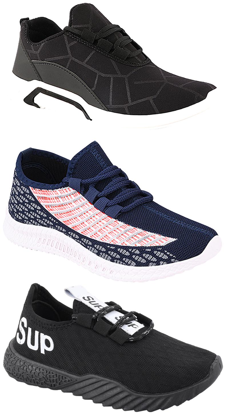 

Birde Men Multi-Color Casual Shoes - CASUAL SPORTS SNEAKERS RUNNNING SHOES - BRD-300-BLK-315-384