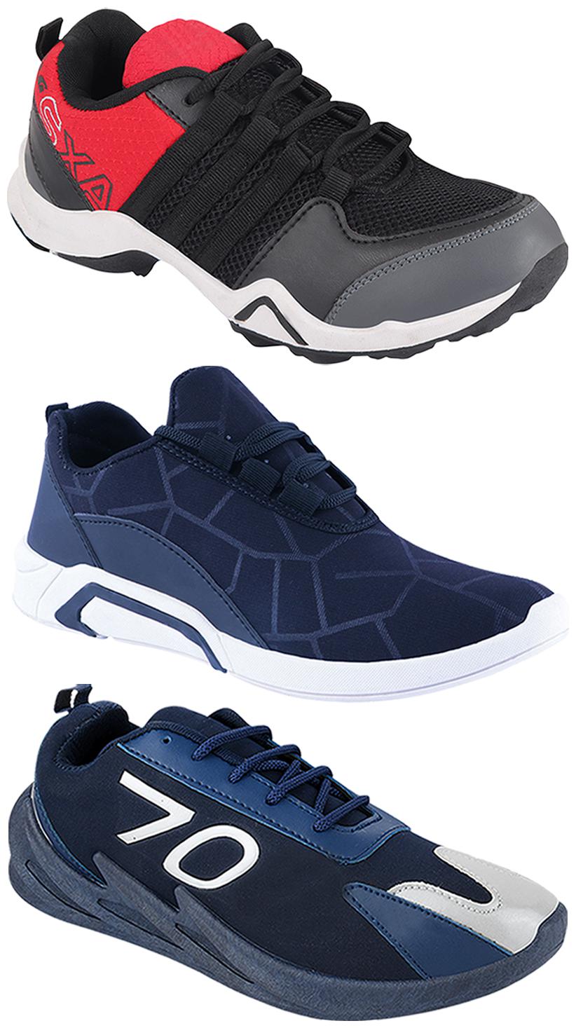 

Birde Men Multi-Color Casual Shoes - CASUAL SPORTS SNEAKERS RUNNNING SHOES - BRD-300-BLU AX-2-351