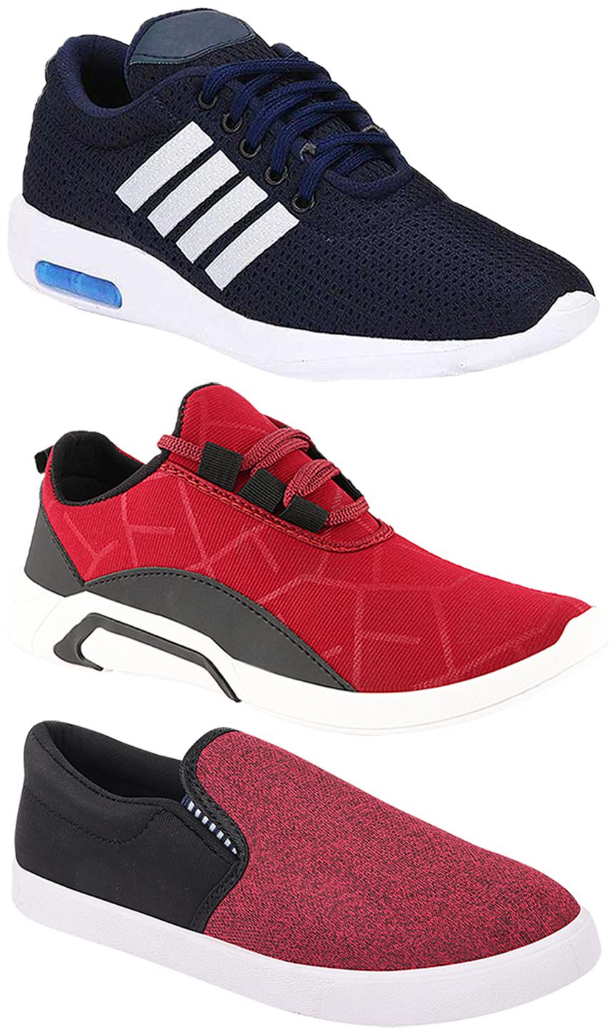 

Birde Men Multi-Color Casual Shoes - BRD-304-BLU BRD-300-CHRY BRD-310-BLK