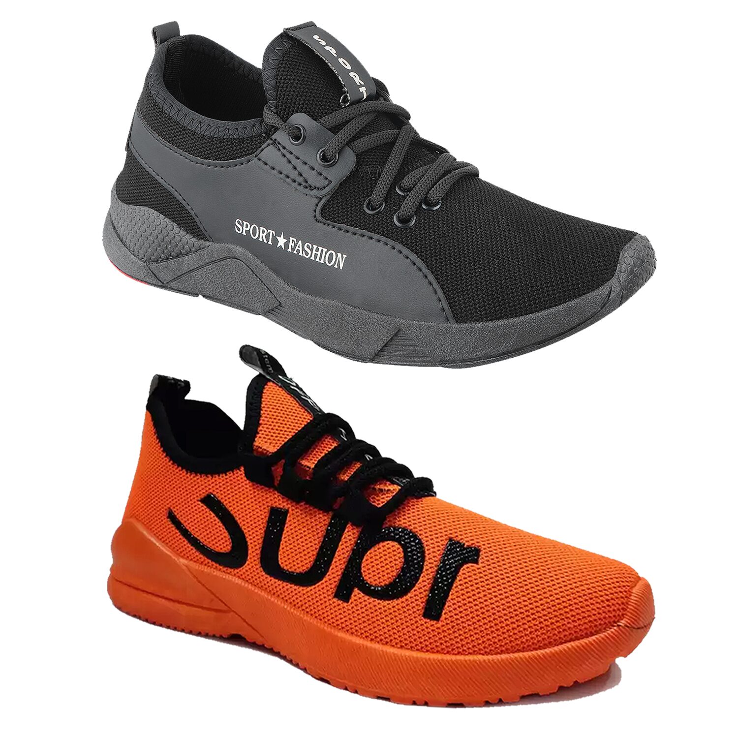 

Birde Men Multi-Color Casual Shoes - BRD-343-BL-SUPER-ORNG