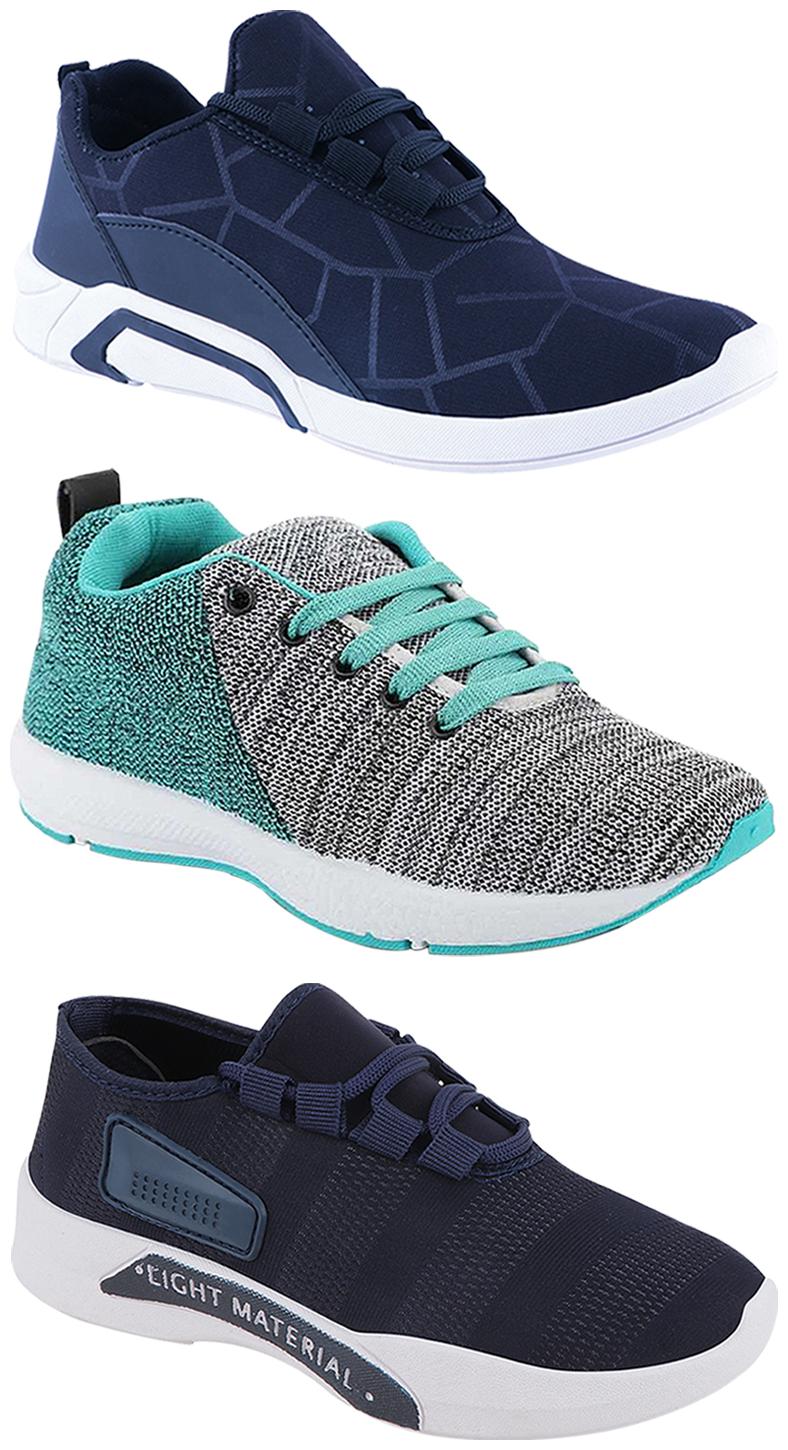 

Birde Men Multi-Color Casual Shoes - CASUAL SPORTS SNEAKERS RUNNNING SHOES - BRD-300-BLU-301-BLU-221