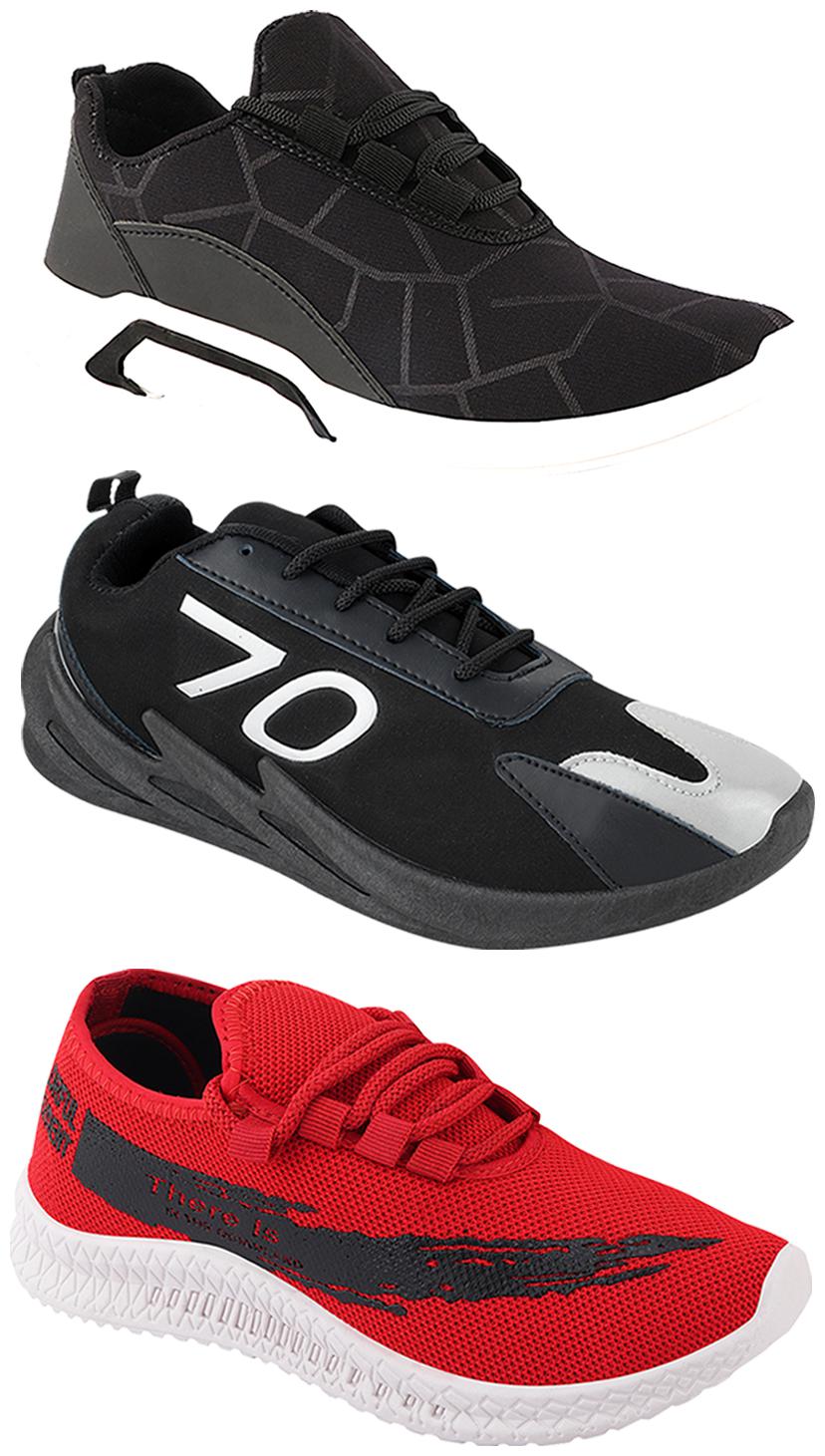 

Birde Men Multi-Color Casual Shoes - CASUAL SPORTS SNEAKERS RUNNNING SHOES - BRD-300-BLK-321-350