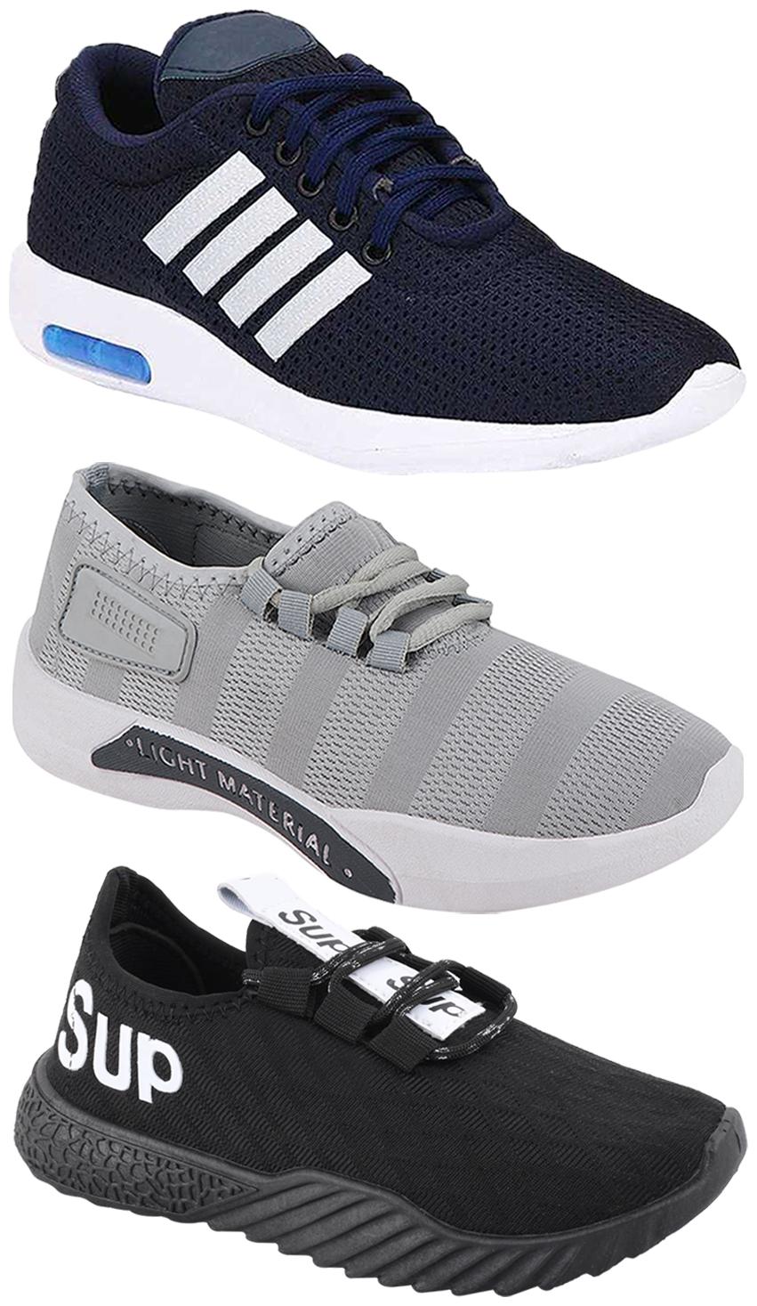 

Birde Men Multi-Color Casual Shoes - CASUAL SPORTS SNEAKERS RUNNNING SHOES - BRD-304-BLU BRD-301-GRY BRD-384