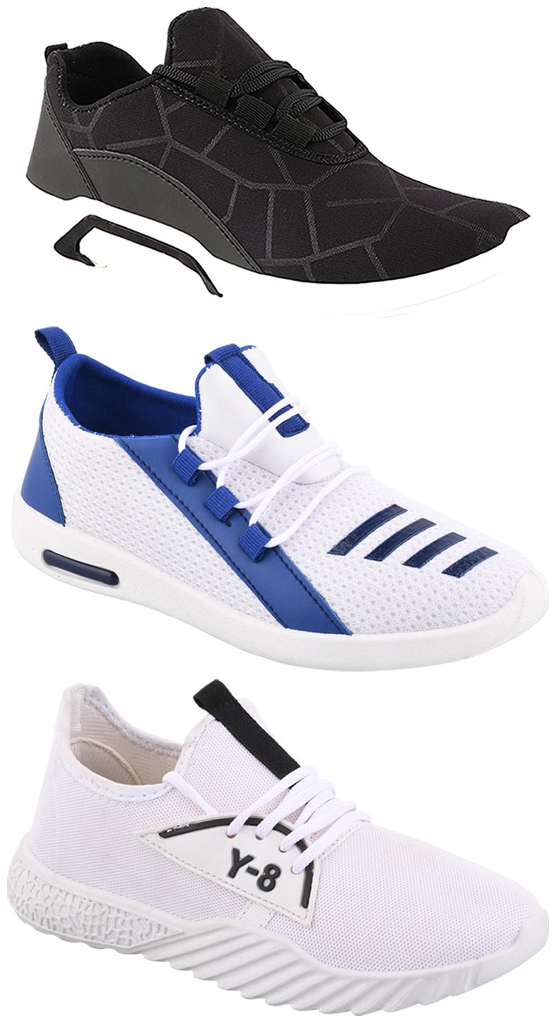 

Birde Men Multi-Color Casual Shoes - BRD-300-BLK-375-377