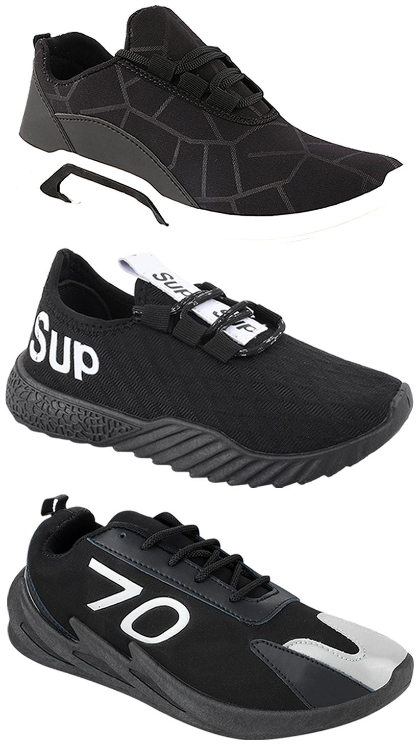 

Birde Men Multi-Color Casual Shoes - CASUAL SPORTS SNEAKERS RUNNNING SHOES - BRD-300-BLK-350-384