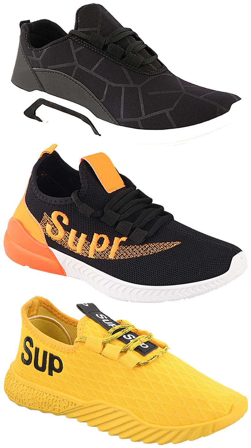 

Birde Men Multi-Color Casual Shoes - CASUAL SPORTS SNEAKERS RUNNNING SHOES - BRD-300-BLK-331-383