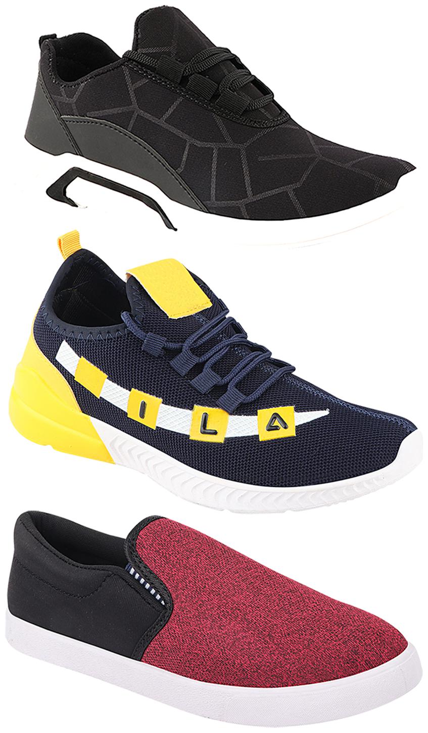 

Birde Men Multi-Color Casual Shoes - CASUAL SPORTS SNEAKERS RUNNNING SHOES - BRD-300-BLK-310-BLK-330