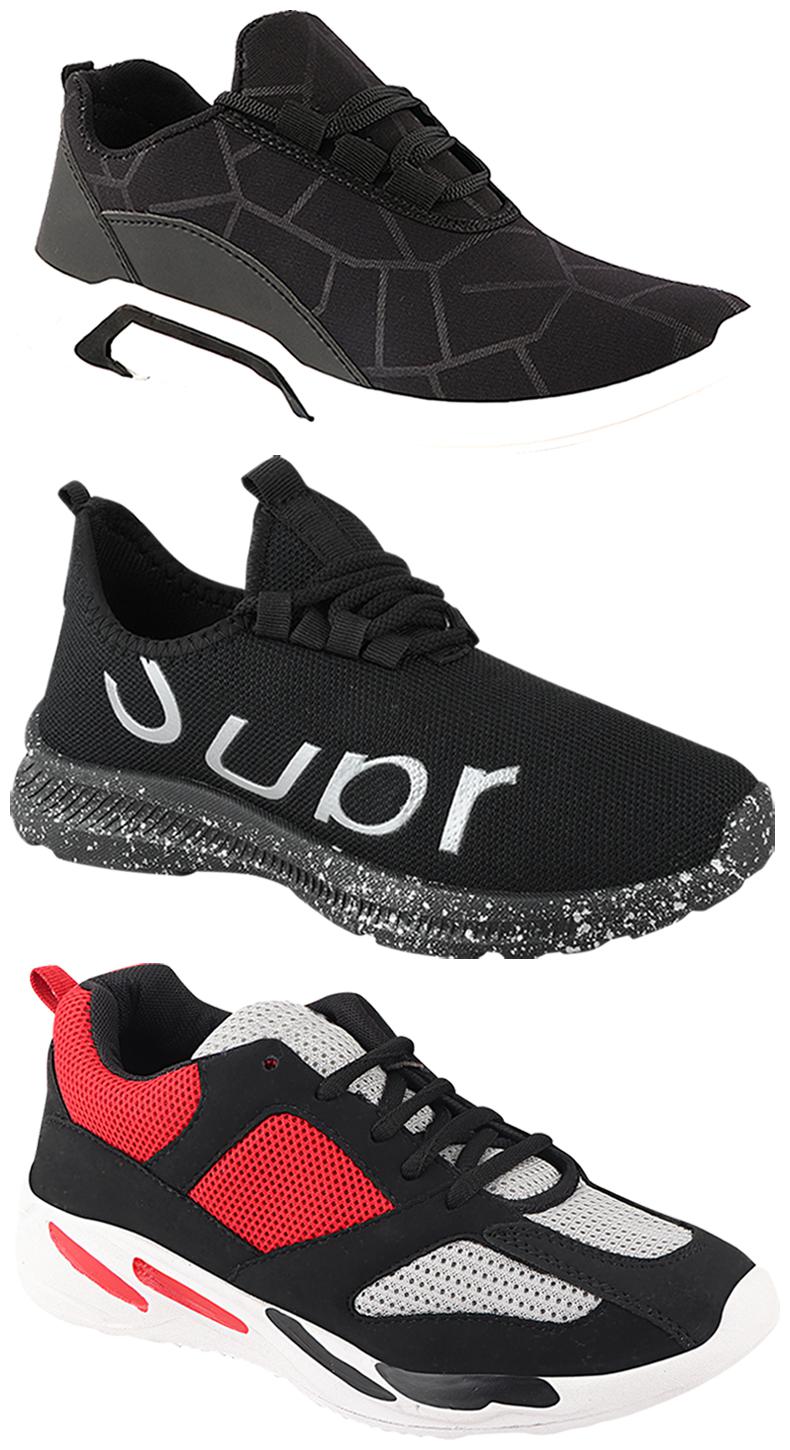 

Birde Men Multi-Color Casual Shoes - CASUAL SPORTS SNEAKERS RUNNNING SHOES - BRD-300-BLK-334-369
