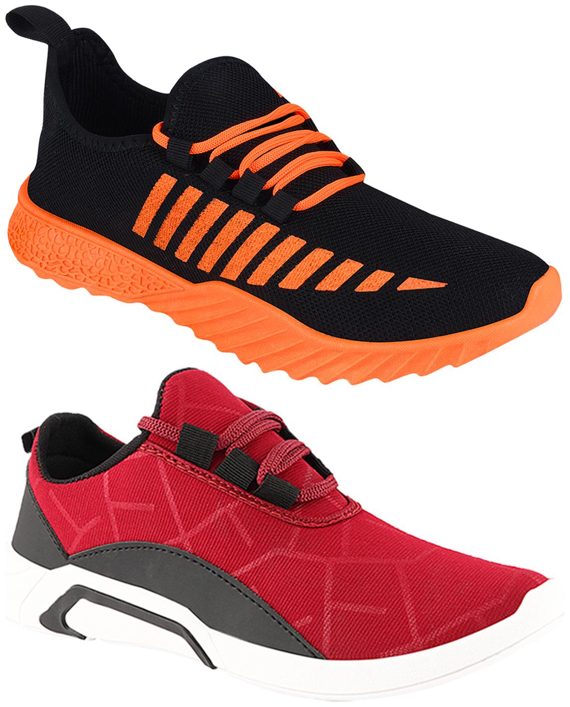 

Birde Multicolor Mesh Casual Shoes For Men (Pack of 2)