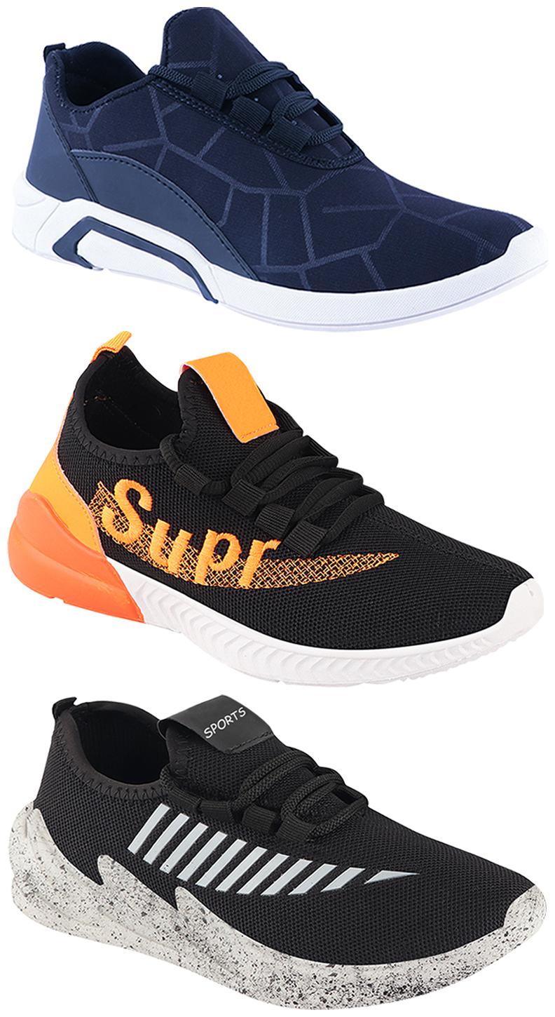 

Birde Men Multi-Color Casual Shoes - CASUAL SPORTS SNEAKERS RUNNNING SHOES - BRD-300-BLU-324-GRY-331