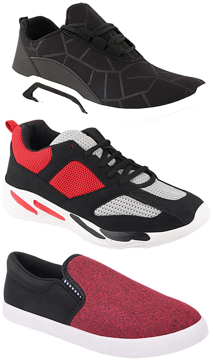 

Birde Men Multi-Color Casual Shoes - CASUAL SPORTS SNEAKERS RUNNNING SHOES - BRD-300-BLK-310-BLK-334