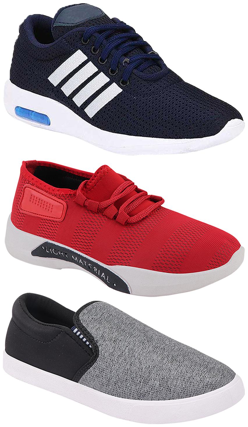 

Birde Men Multi-Color Casual Shoes - BRD-304-BLU BRD-301-RD BRD-310-SLVR