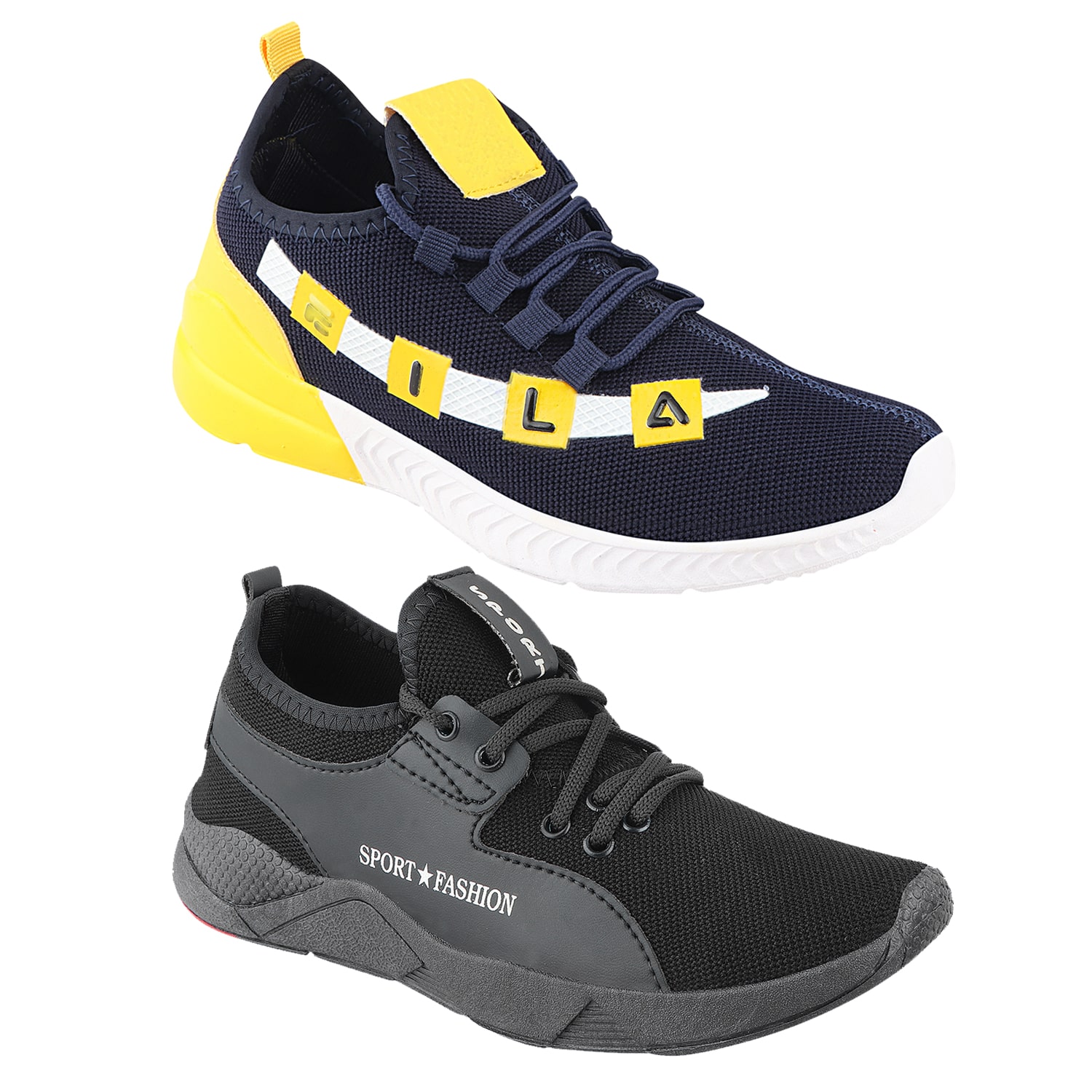 

Birde Multicolor Mesh Casual Shoes For Men (Pack of 2)