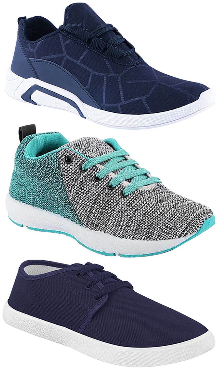 

Birde Men Multi-Color Casual Shoes - CASUAL SPORTS SNEAKERS RUNNNING SHOES - BRD-300-BLU-1078-221