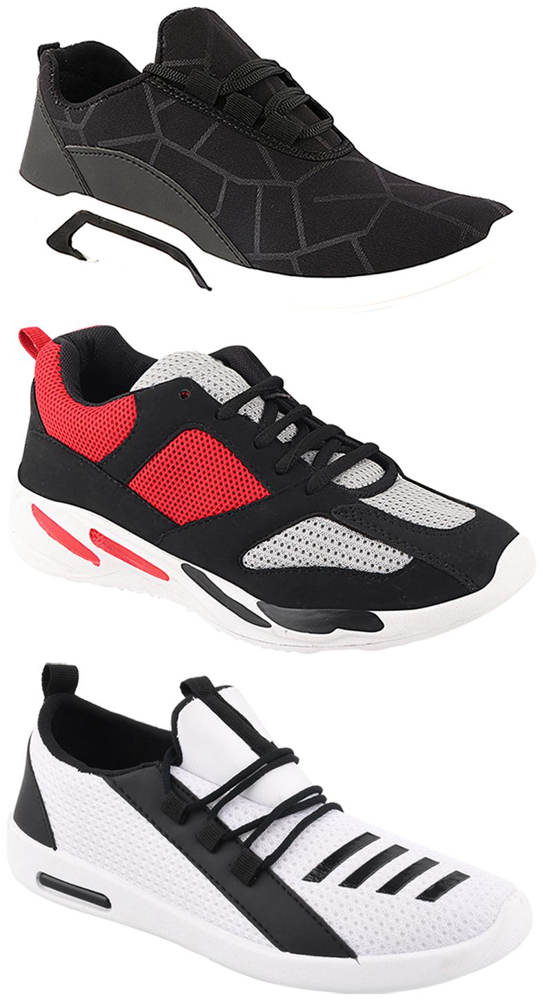 

Birde Men Multi-Color Casual Shoes - CASUAL SPORTS SNEAKERS RUNNNING SHOES - BRD-300-BLK-334-376