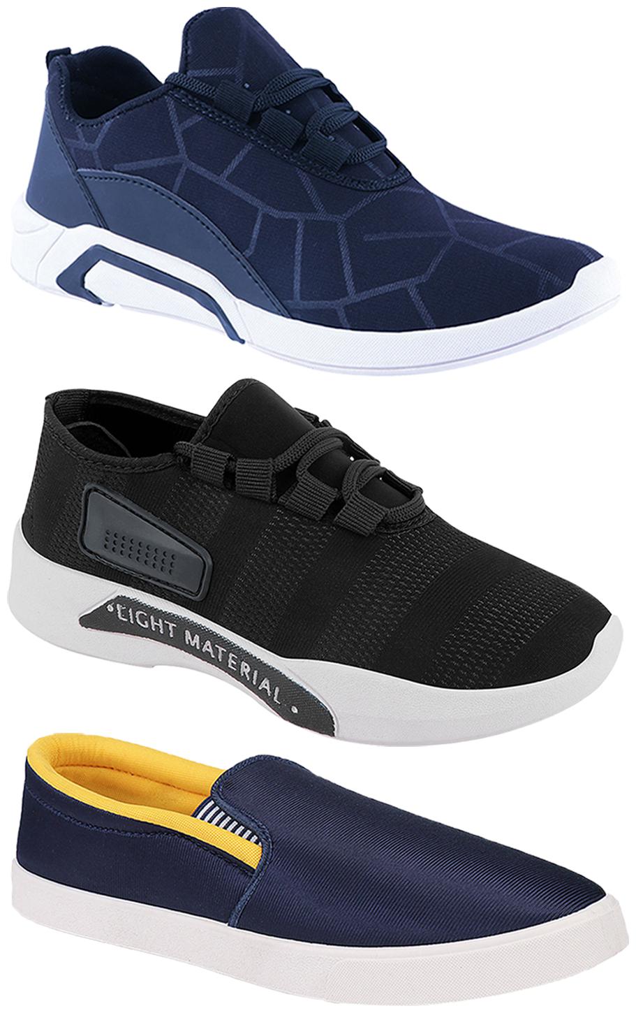 

Birde Men Multi-Color Casual Shoes - BRD-300-BLU-301-BLK BIRDE-52