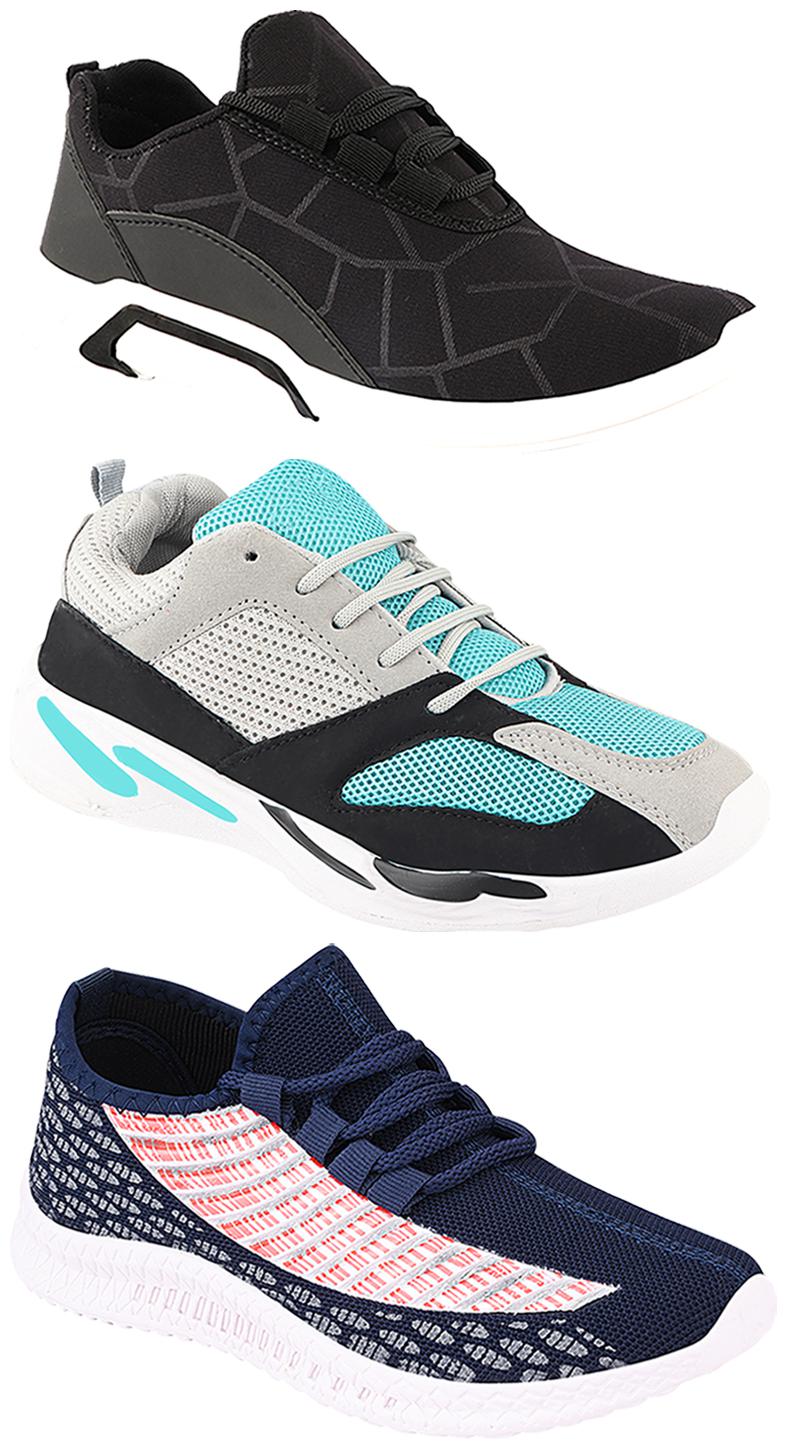 

Birde Men Multi-Color Casual Shoes - CASUAL SPORTS SNEAKERS RUNNNING SHOES - BRD-300-BLK-315-332