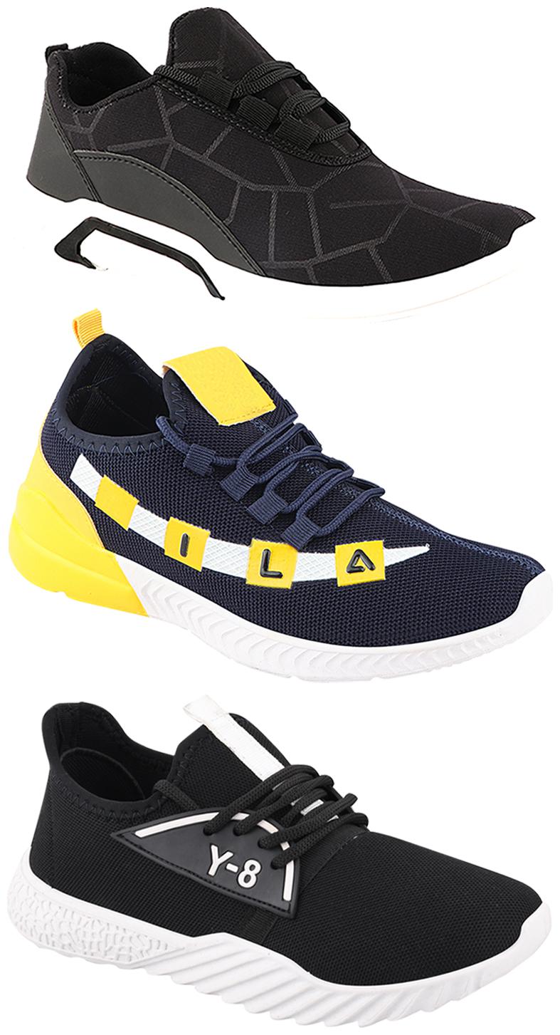 

Birde Men Multi-Color Casual Shoes - CASUAL SPORTS SNEAKERS RUNNNING SHOES - BRD-300-BLK-330-378