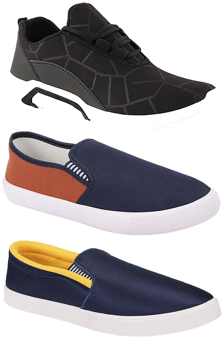 

Birde Men Multi-Color Casual Shoes - BRD-300-BLK-309-TAN BIRDE-52