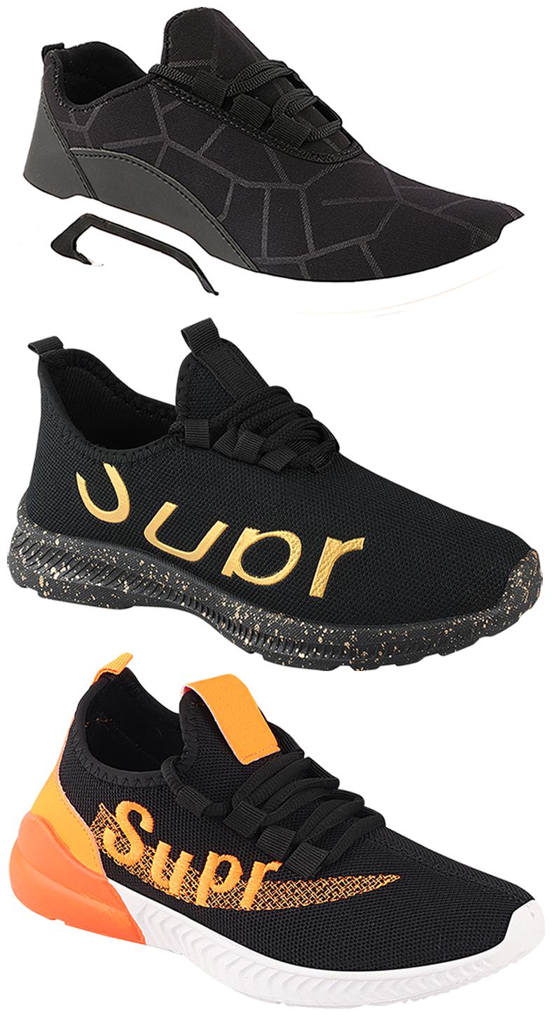

Birde Men Multi-Color Casual Shoes - CASUAL SPORTS SNEAKERS RUNNNING SHOES - BRD-300-BLK-331-368
