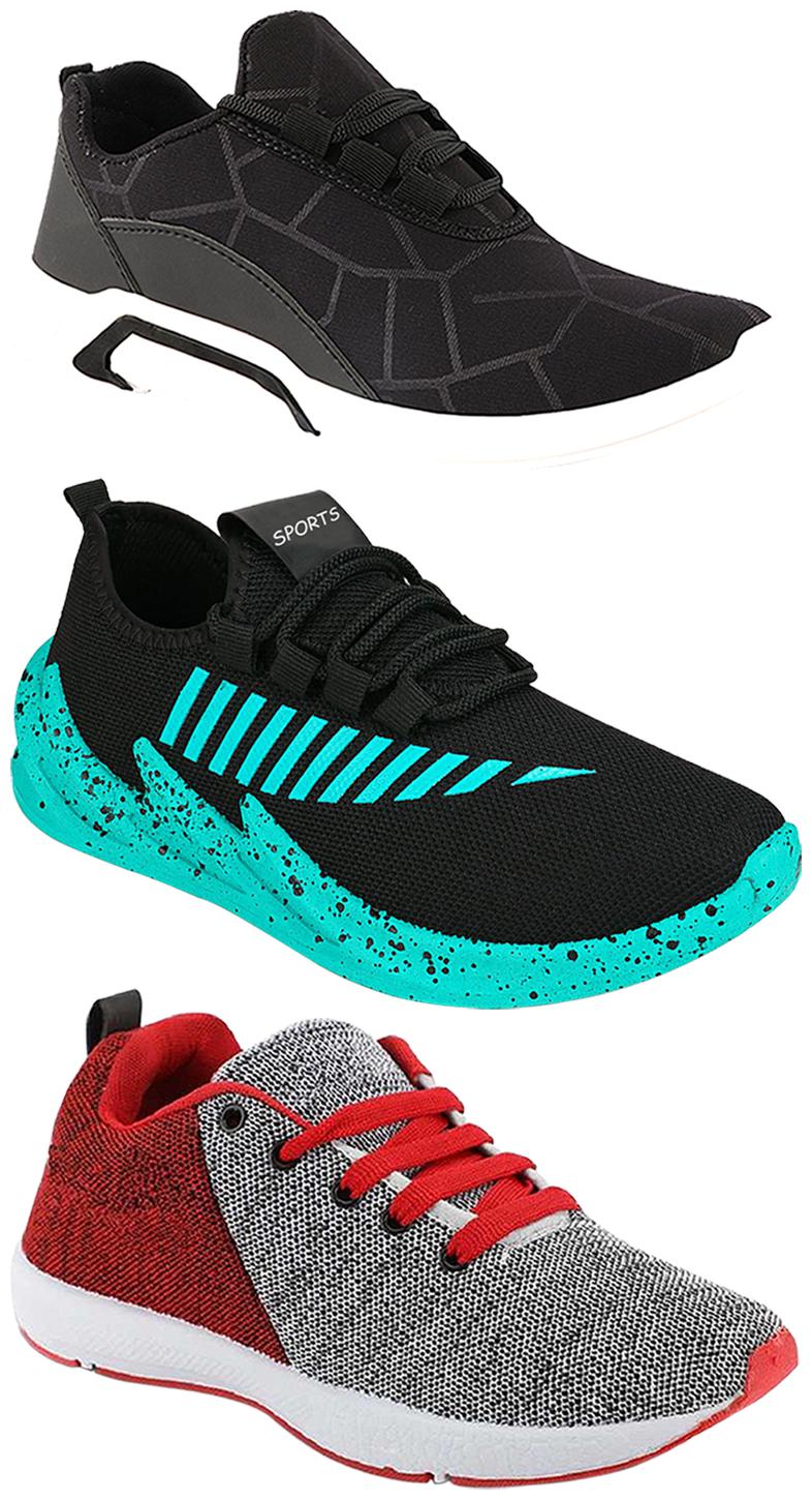 

Birde Men Multi-Color Casual Shoes - BRD-300-BLK-324-SGRN-222