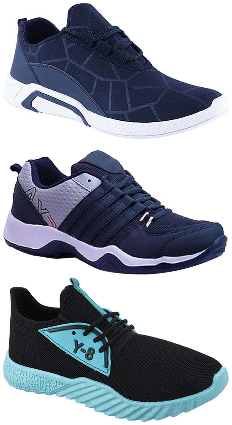 

Birde Men Multi-Color Casual Shoes - BRD-300-BLU AX-1-386