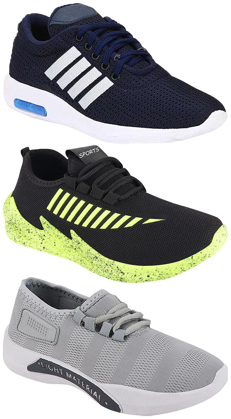 

Birde Men Multi-Color Casual Shoes - CASUAL SPORTS SNEAKERS RUNNNING SHOES - BRD-304-BLU BRD-301-GRY BRD-324-PGRN