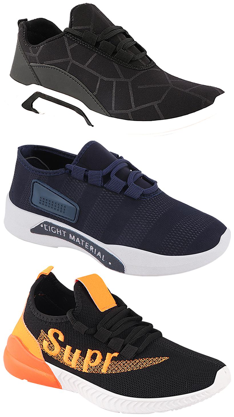 

Birde Men Multi-Color Casual Shoes - CASUAL SPORTS SNEAKERS RUNNNING SHOES - BRD-300-BLK-301-BLU-331