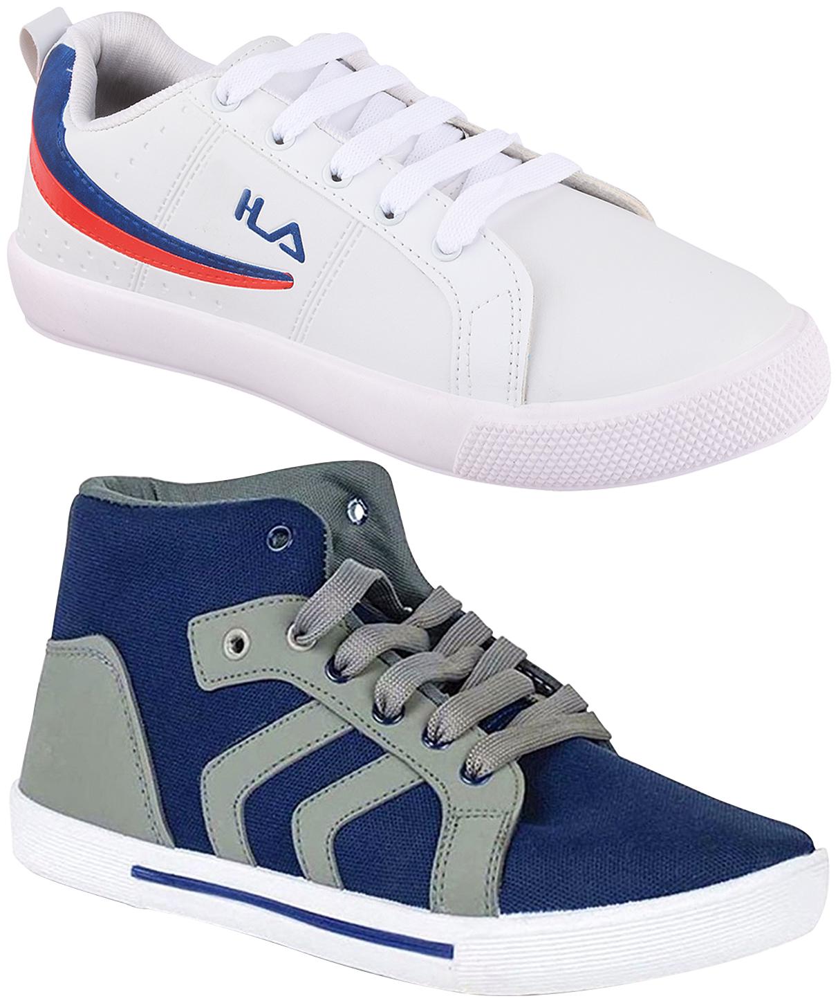 

Birde Multicolor Synthetic Casual Shoes For Men (Pack of 2)