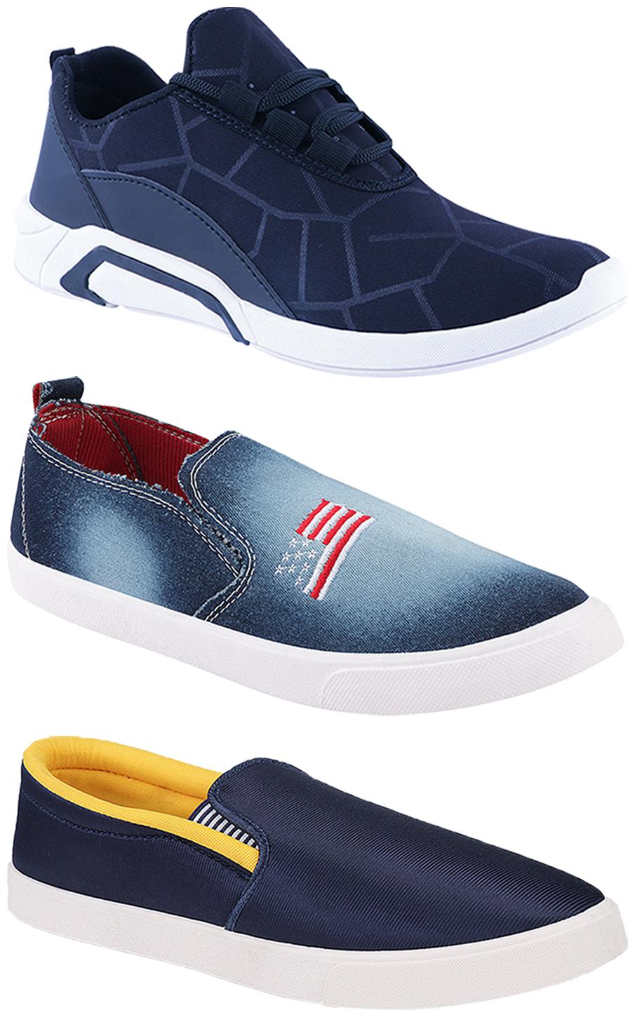 

Birde Men Multi-Color Casual Shoes - BRD-300-BLU BIRDE-52-1220