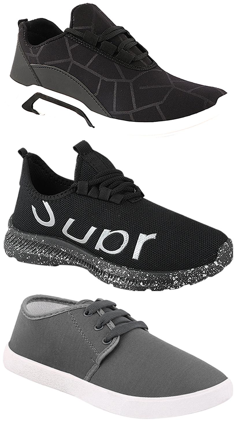 

Birde Men Multi-Color Casual Shoes - BRD-300-BLK-1079-369