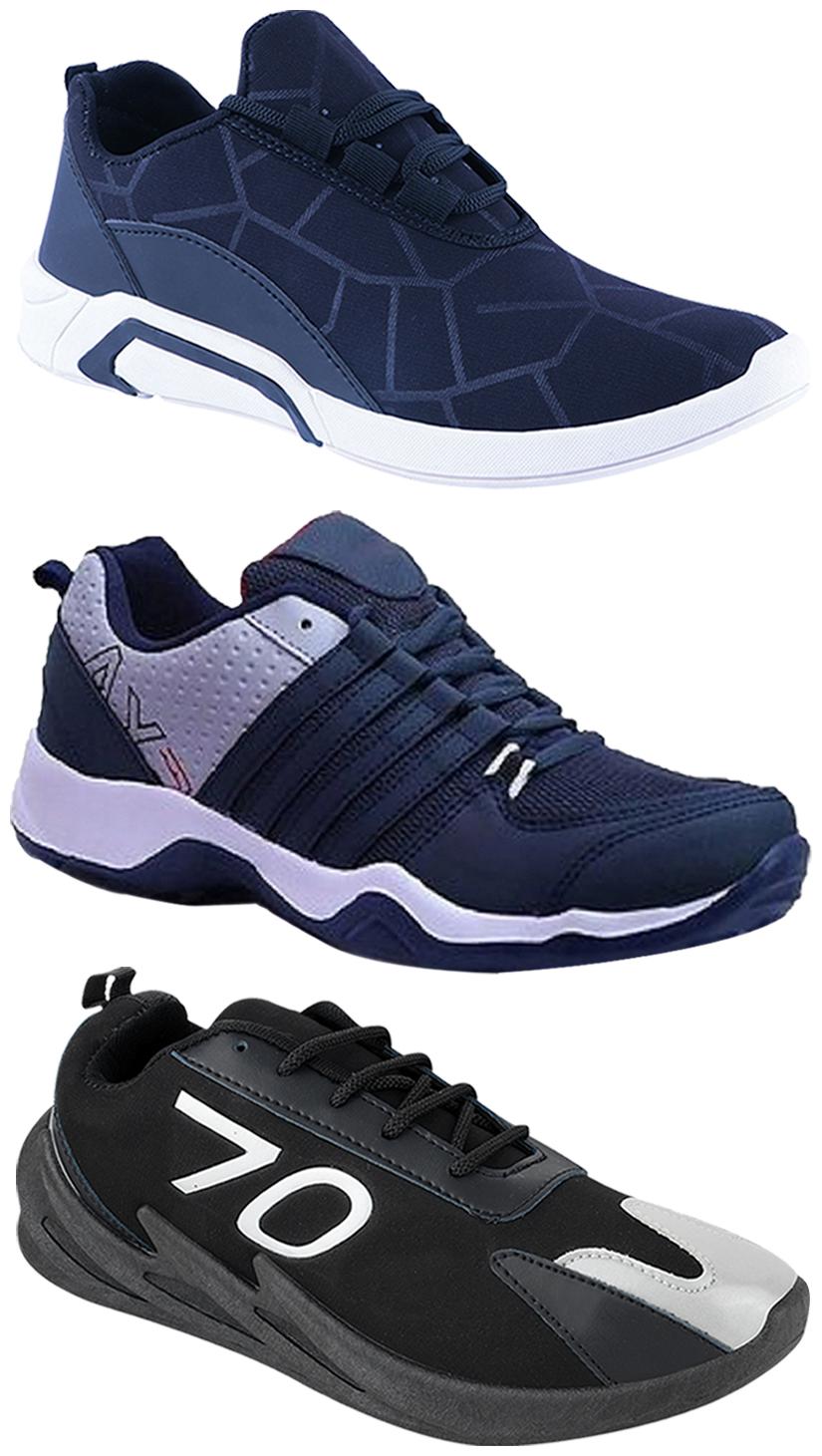 

Birde Men Multi-Color Casual Shoes - CASUAL SPORTS SNEAKERS RUNNNING SHOES - BRD-300-BLU AX-1-350