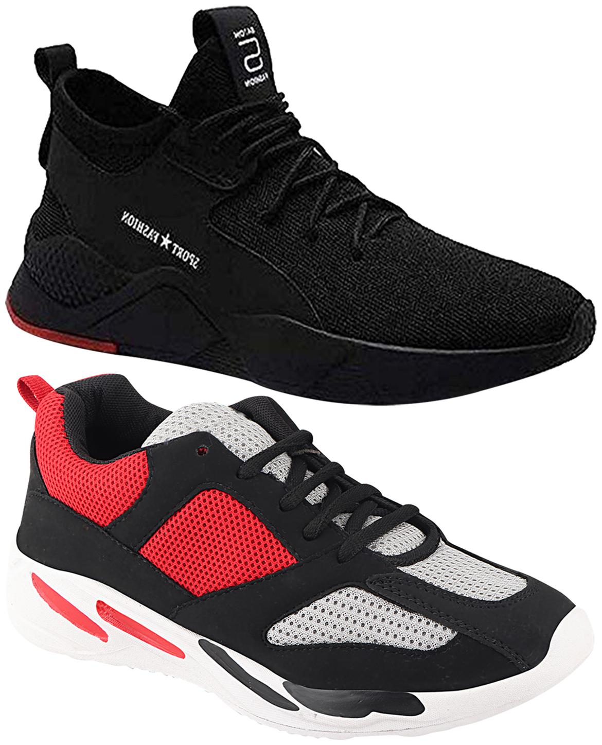 

Birde Multicolor Mesh Casual Shoes For Men (Pack of 2)